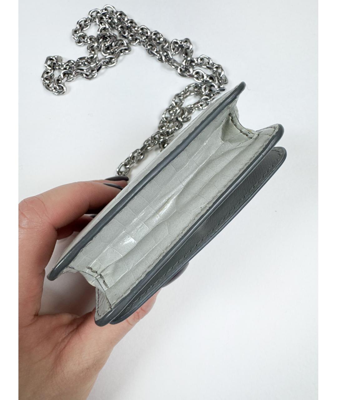 MAISON MARGIELA Серая сумка через плечо, фото 7