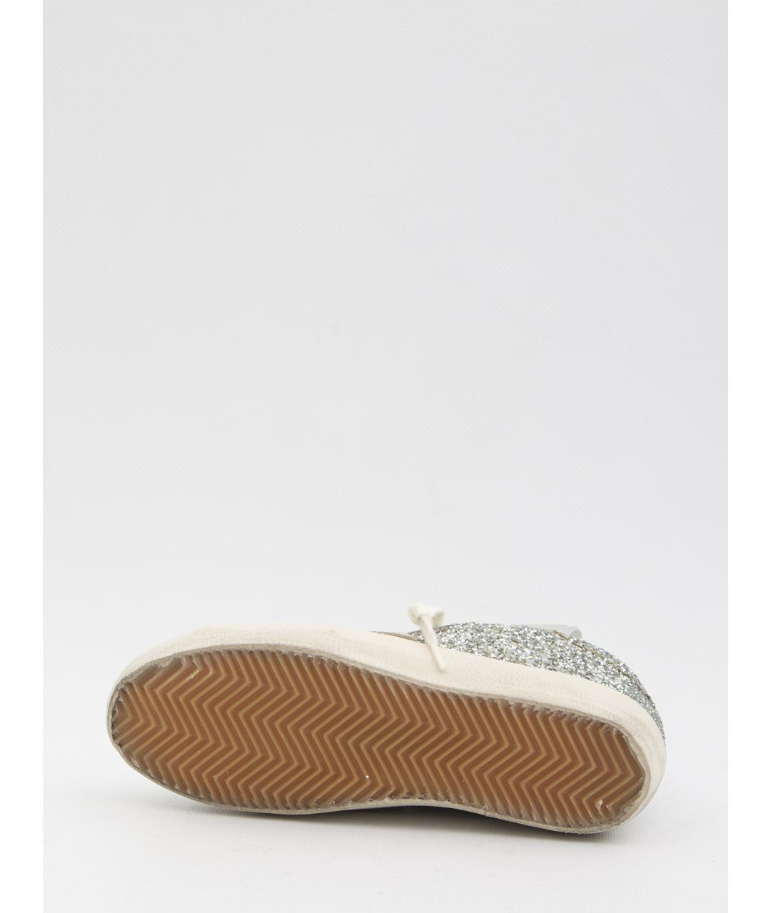 GOLDEN GOOSE DELUXE BRAND Серебряные кеды, фото 4