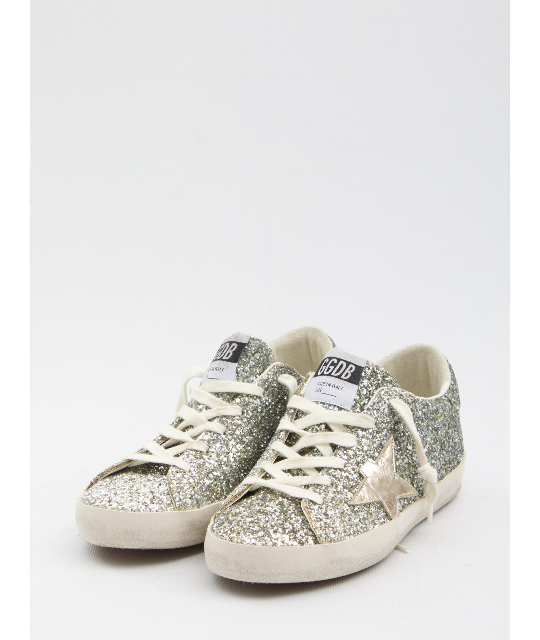 GOLDEN GOOSE DELUXE BRAND Серебряные кеды, фото 2