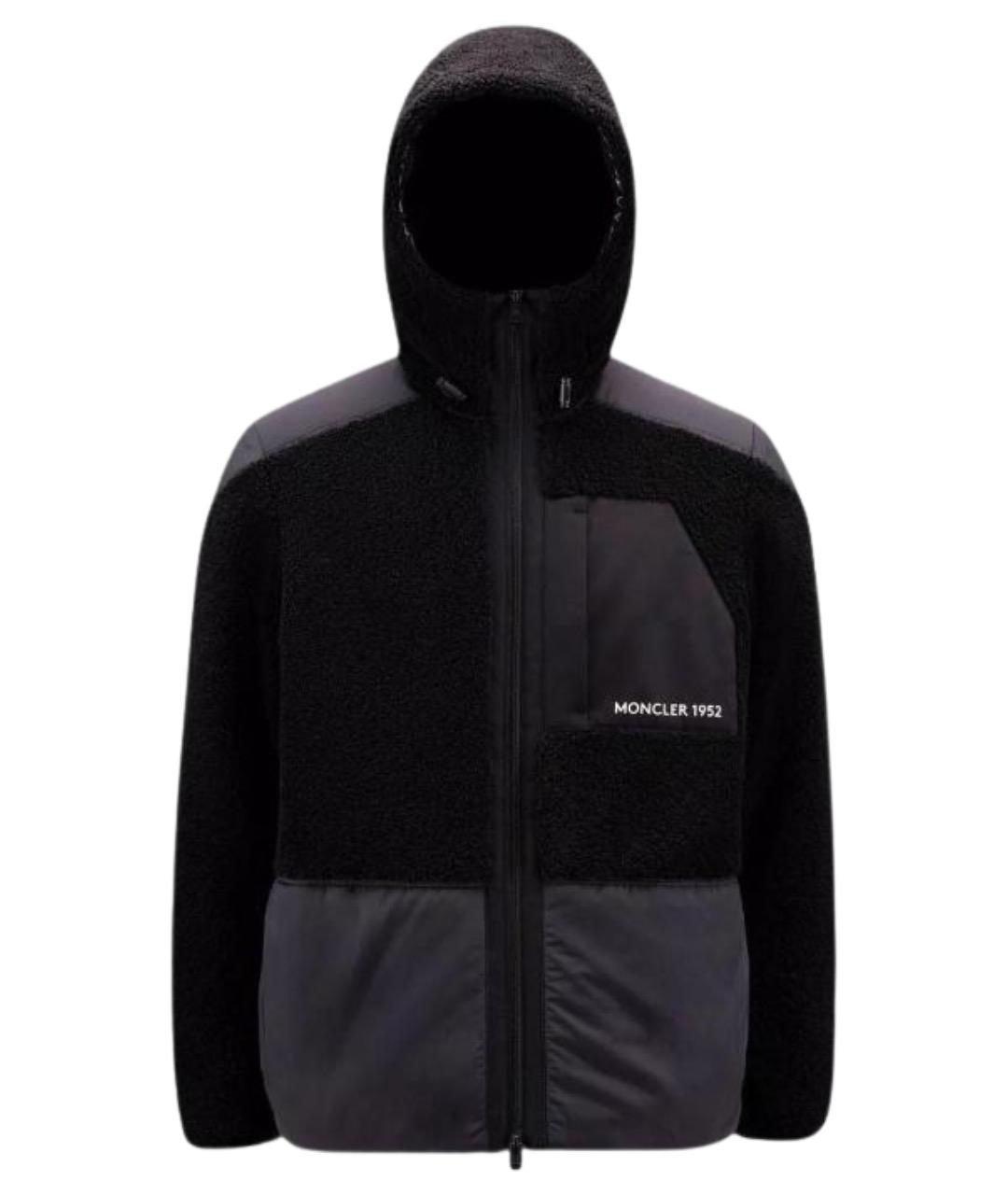 MONCLER Черный пуховик, фото 1