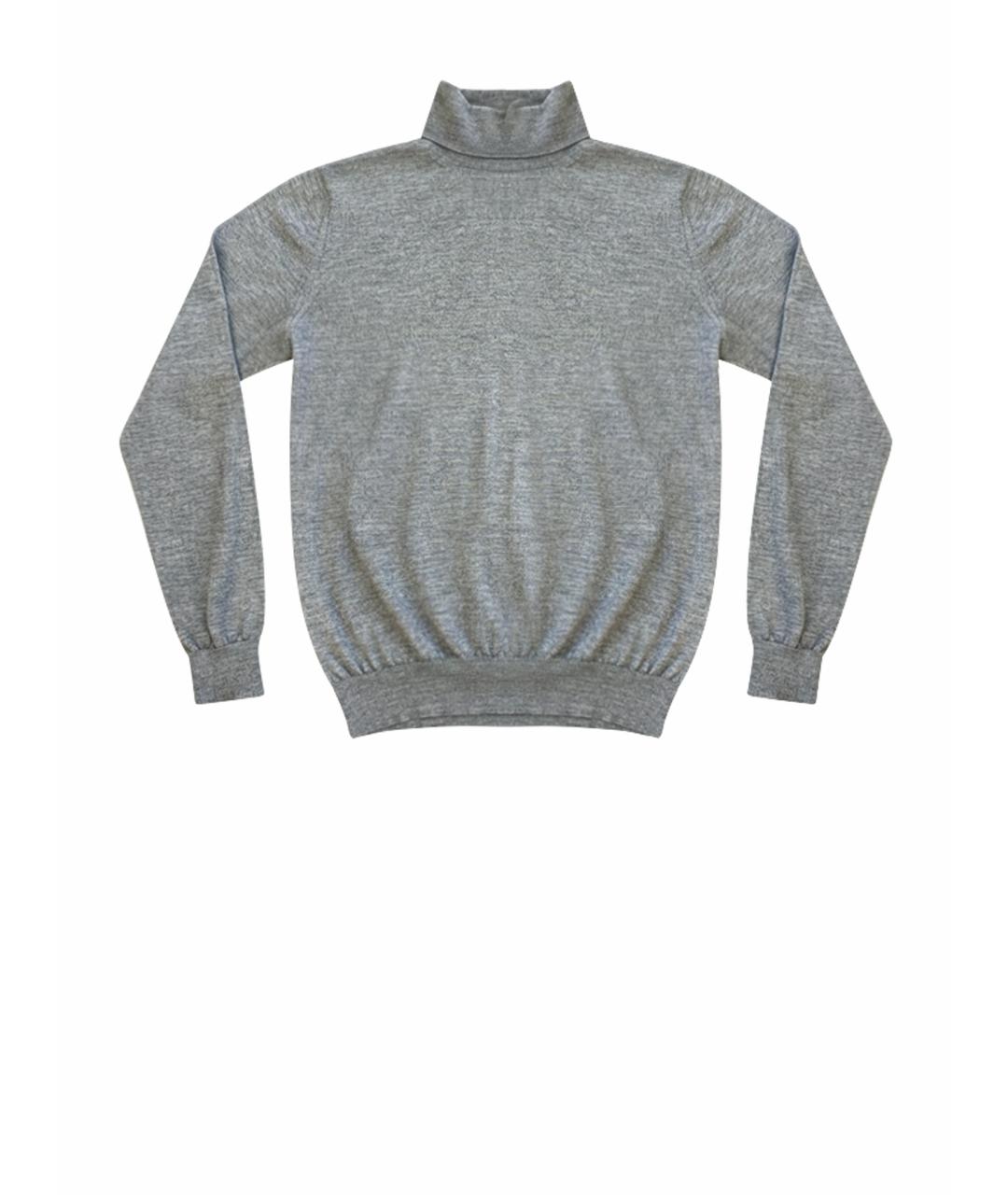 PRADA Серая шерстяная водолазка, фото 1