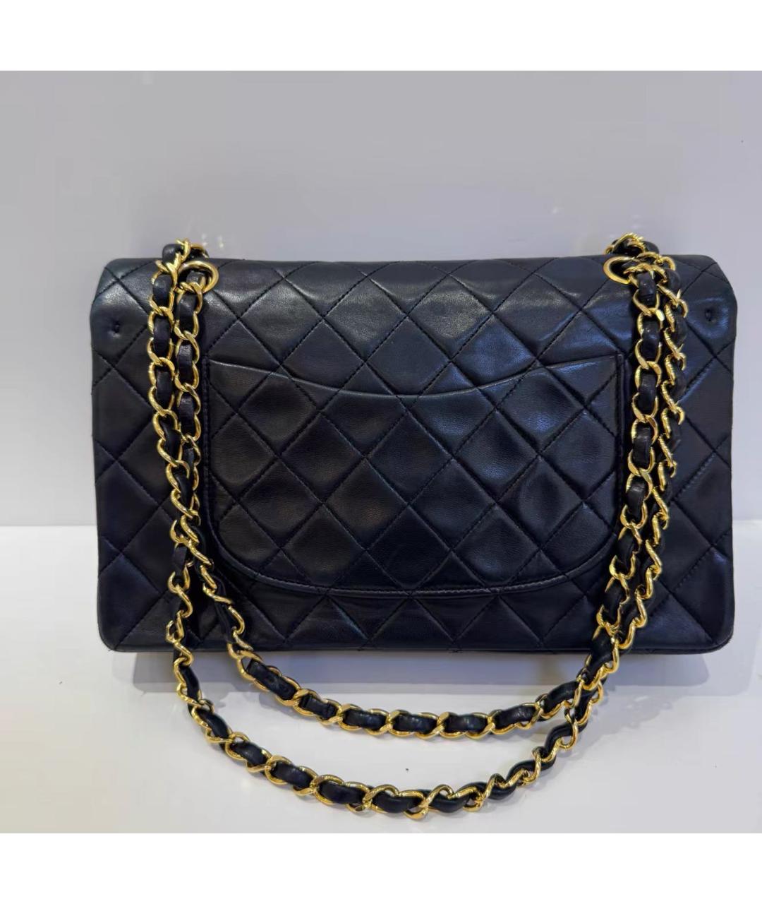 CHANEL Черная кожаная сумка через плечо, фото 2