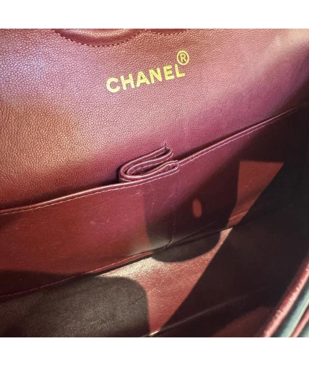 CHANEL Черная кожаная сумка через плечо, фото 8