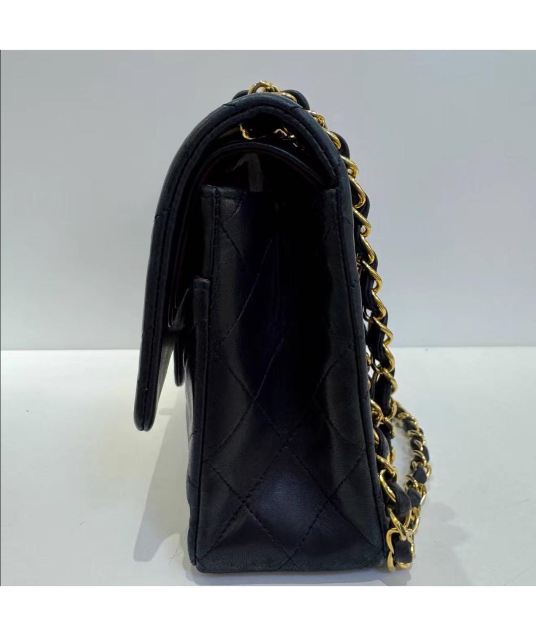 CHANEL Черная кожаная сумка через плечо, фото 3