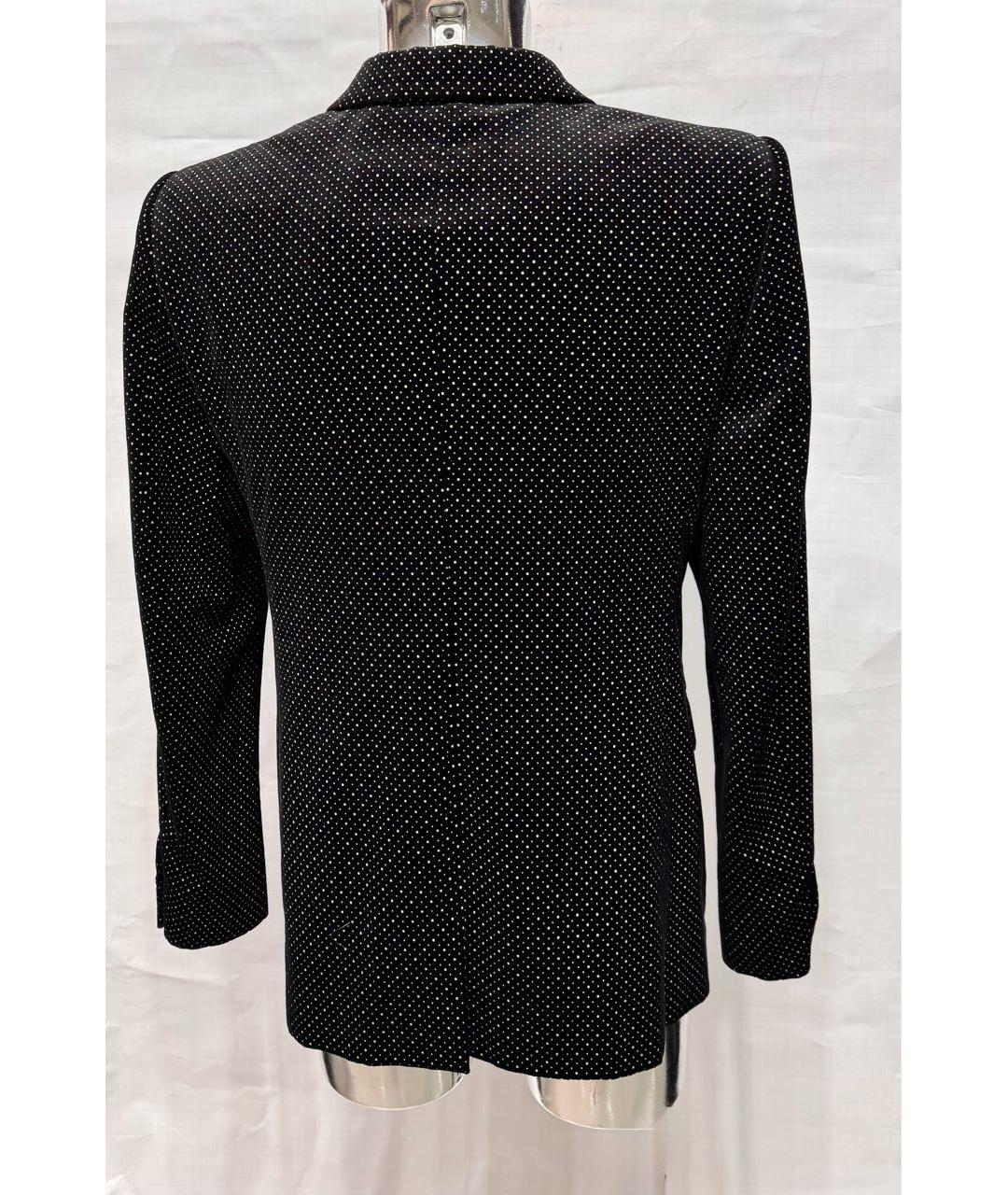 ALEXANDER MCQUEEN Черный хлопковый пиджак, фото 2