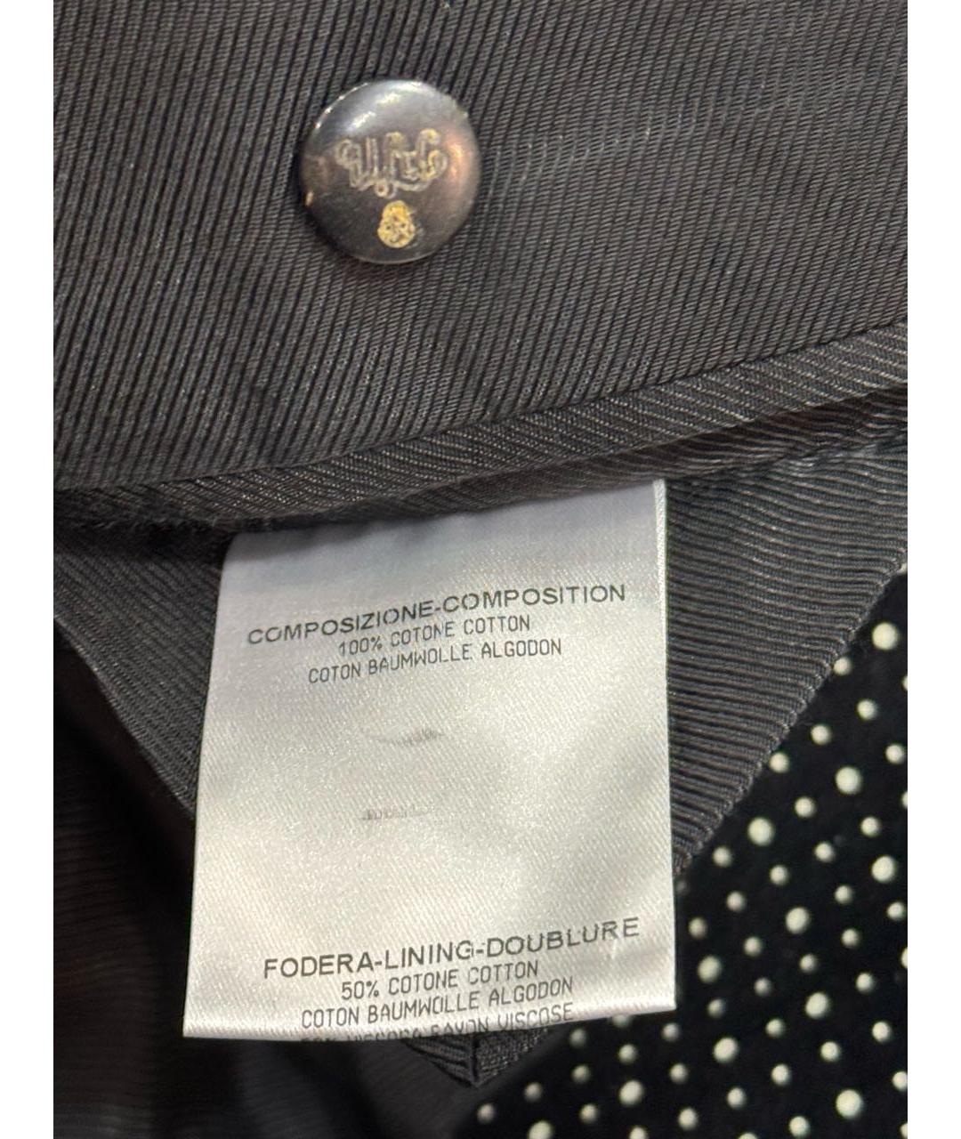 ALEXANDER MCQUEEN Черный хлопковый пиджак, фото 7