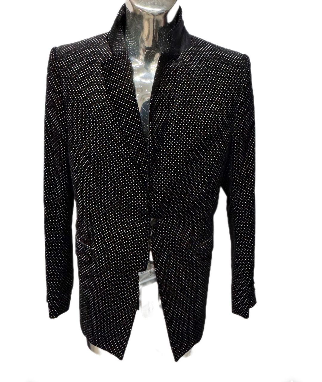 ALEXANDER MCQUEEN Черный хлопковый пиджак, фото 3