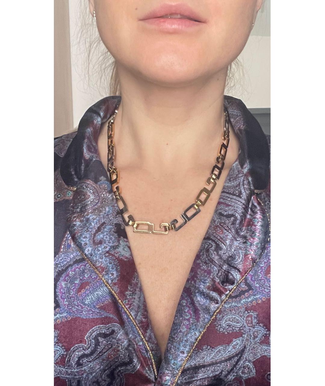 DOLCE&GABBANA Золотое металлическое колье, фото 2
