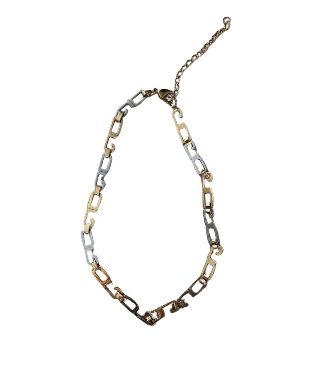 DOLCE&GABBANA Золотое металлическое колье, фото 1