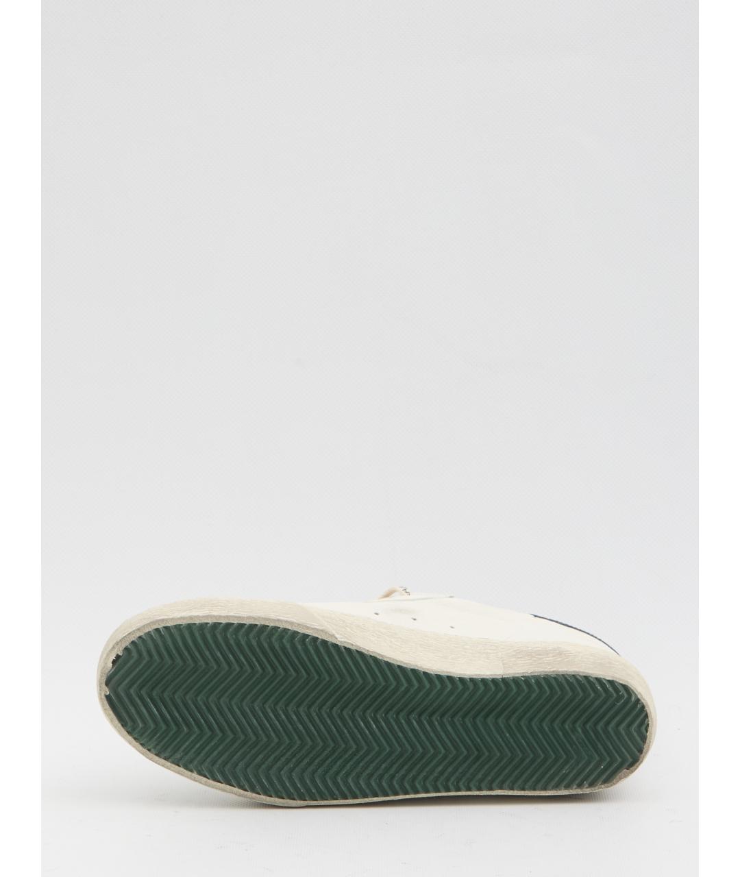 GOLDEN GOOSE DELUXE BRAND Белые кожаные низкие кроссовки / кеды, фото 4