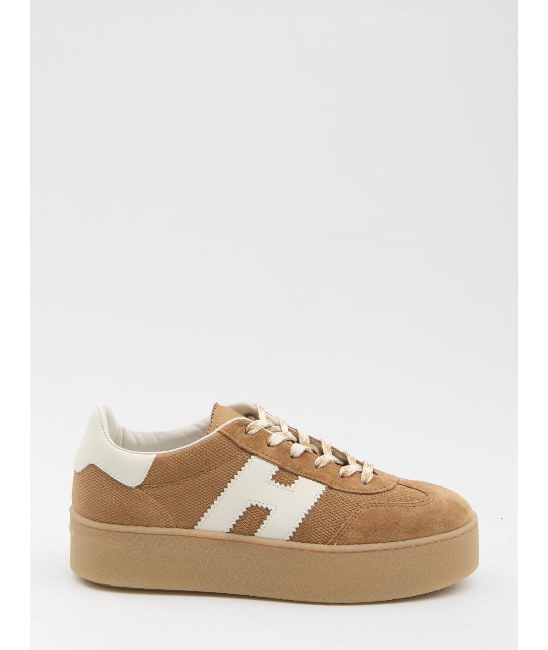 HOGAN Бежевые замшевые кеды, фото 6