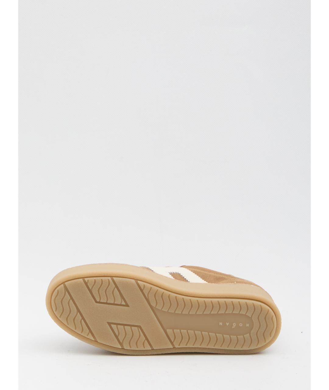 HOGAN Бежевые замшевые кеды, фото 4