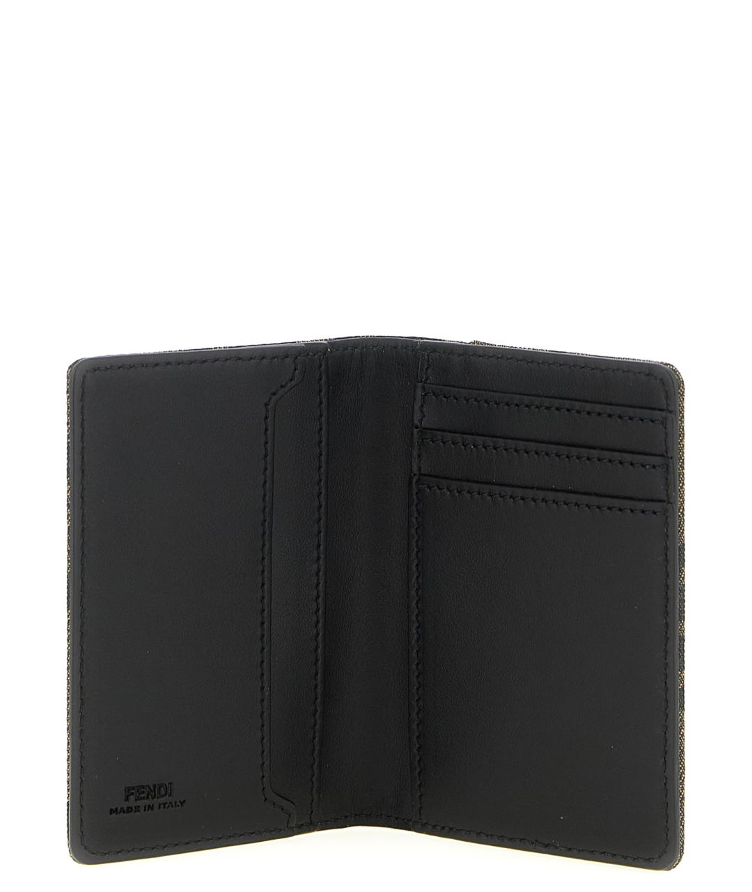 FENDI Коричневый кардхолдер, фото 3