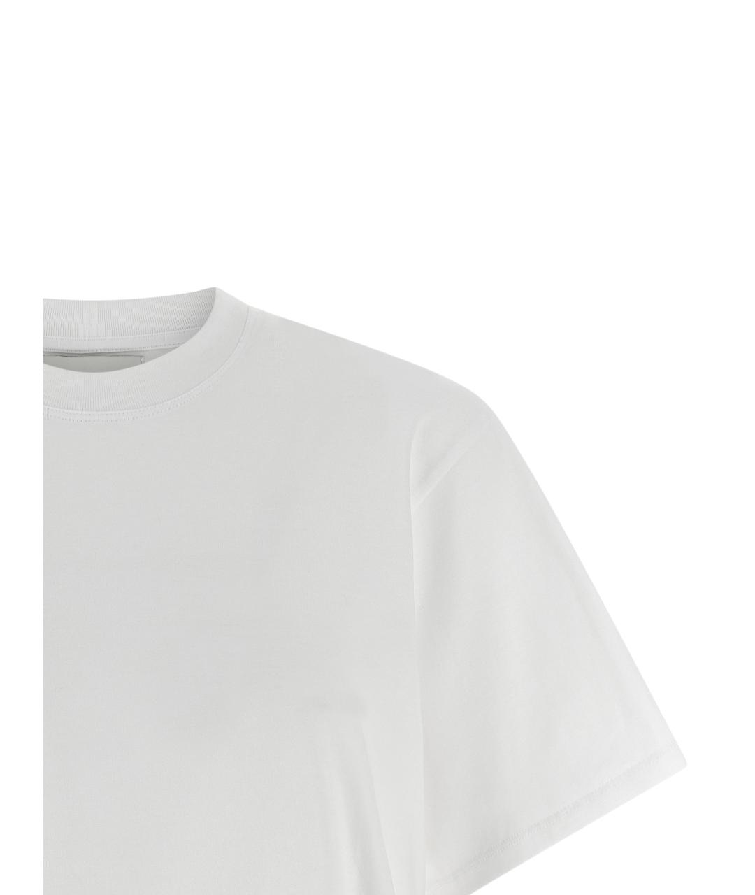 LOULOU STUDIO Белая хлопковая футболка, фото 3