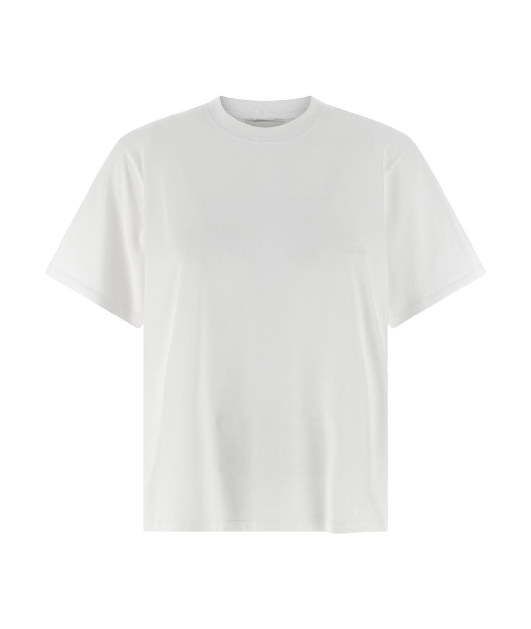 LOULOU STUDIO Белая хлопковая футболка, фото 1