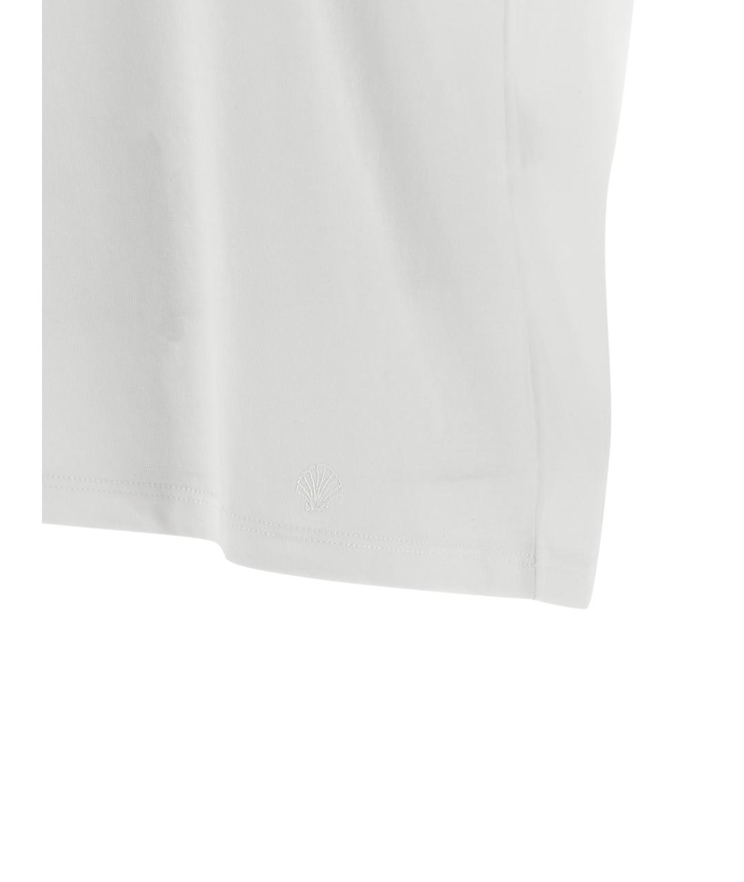 LOULOU STUDIO Белая хлопковая футболка, фото 4