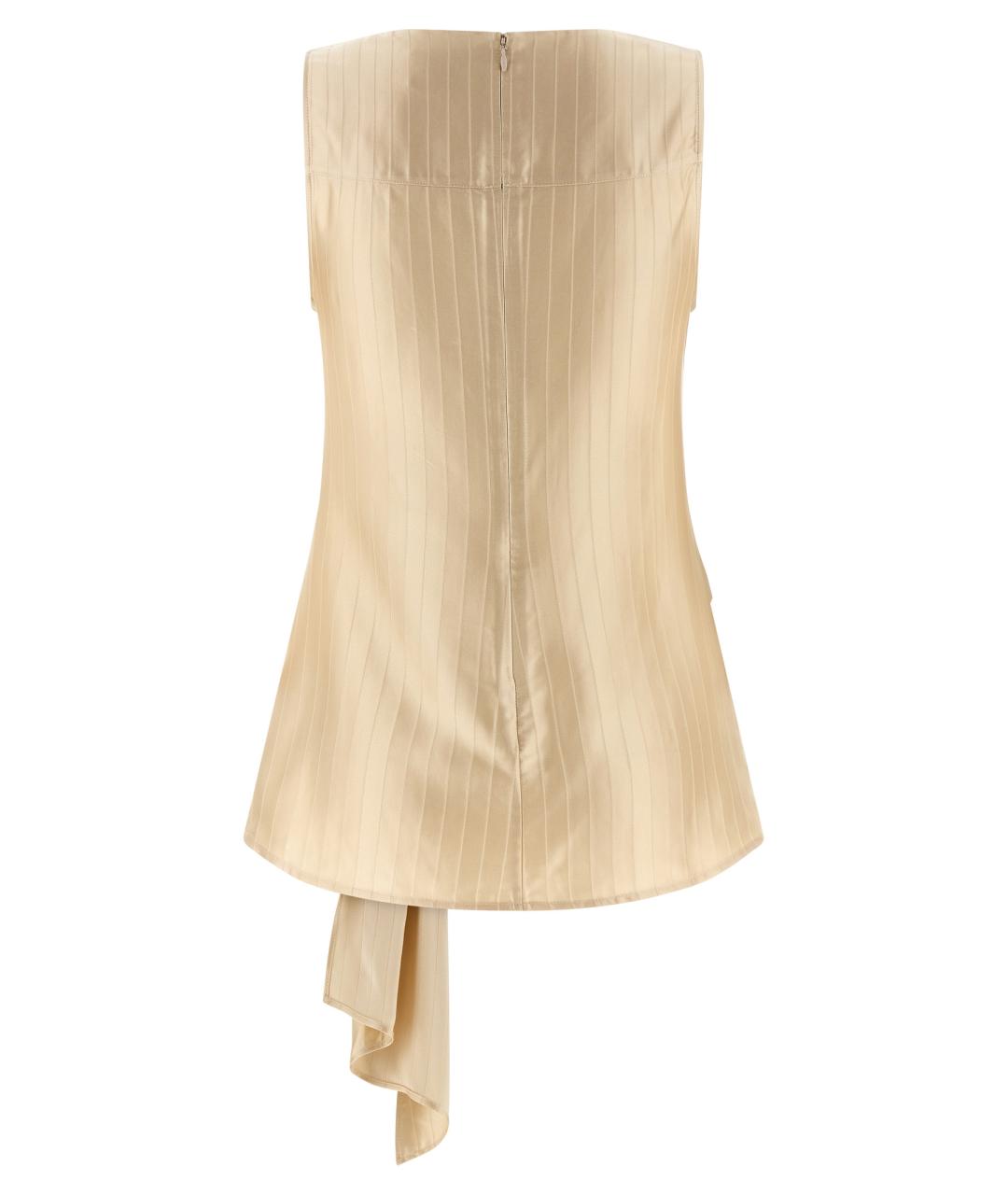 LOULOU STUDIO Бежевая вискозная блузы, фото 2