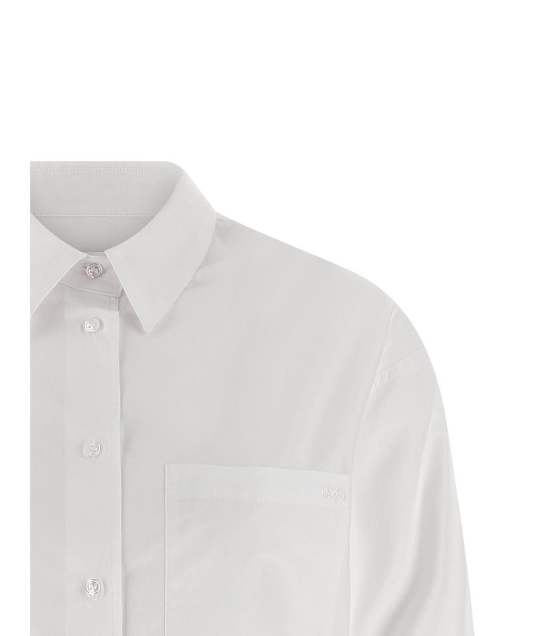 LOULOU STUDIO Белая хлопковая рубашка, фото 3