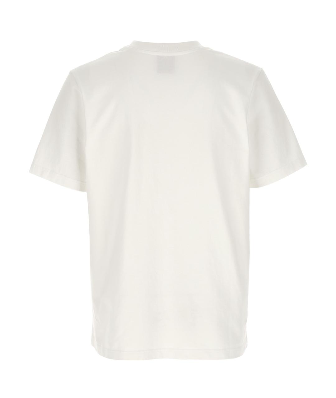 CASABLANCA Белая хлопковая футболка, фото 2