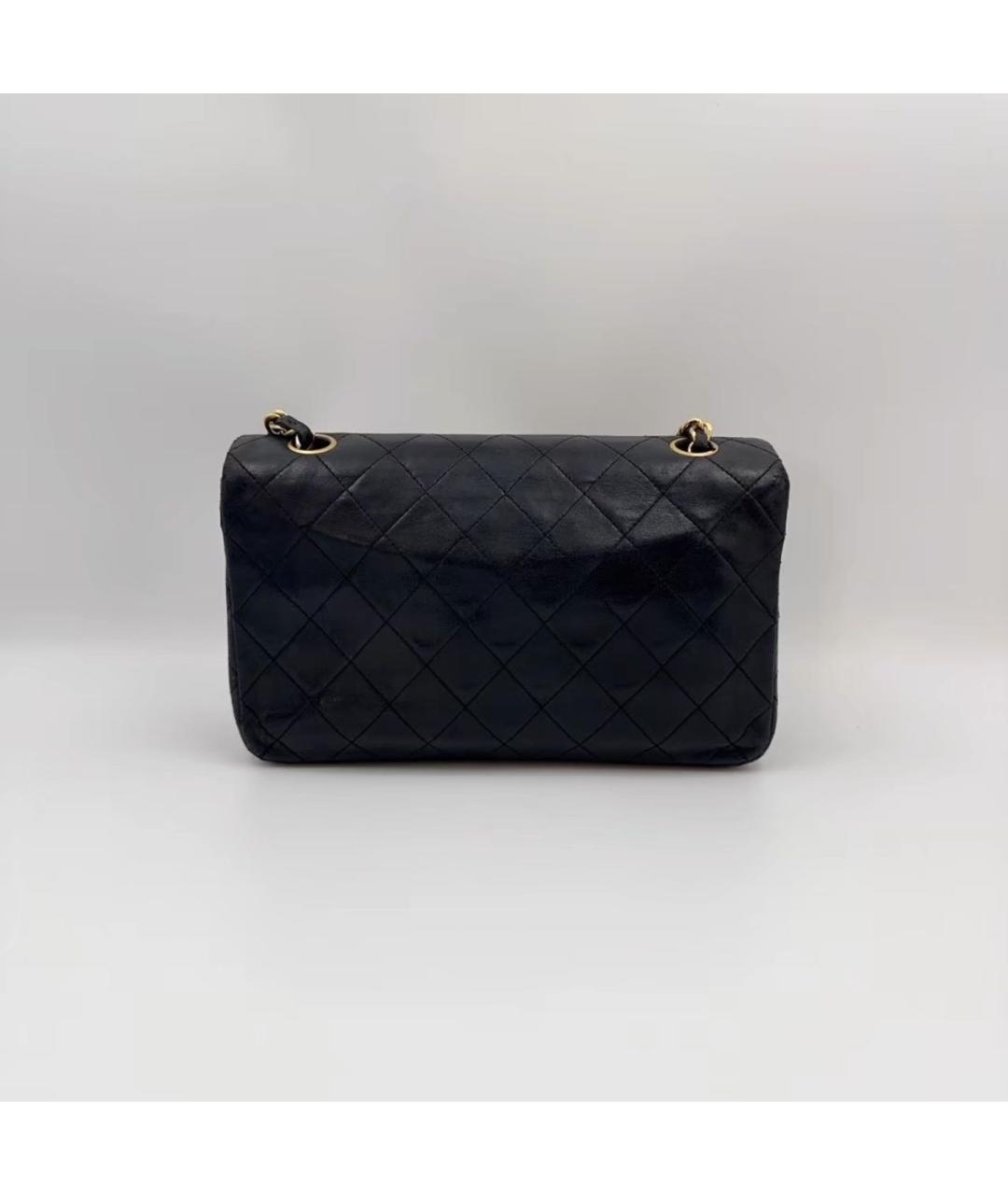 CHANEL Черная кожаная сумка через плечо, фото 2