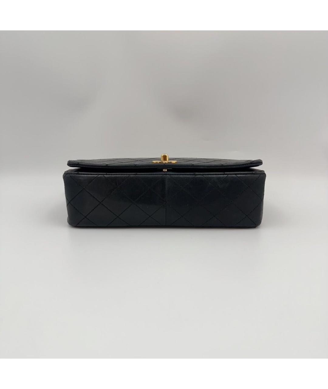 CHANEL Черная кожаная сумка через плечо, фото 5