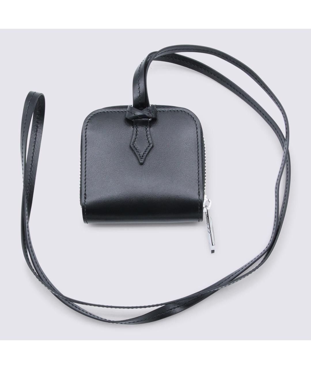 MONTBLANC Черный кожаный кошелек, фото 3