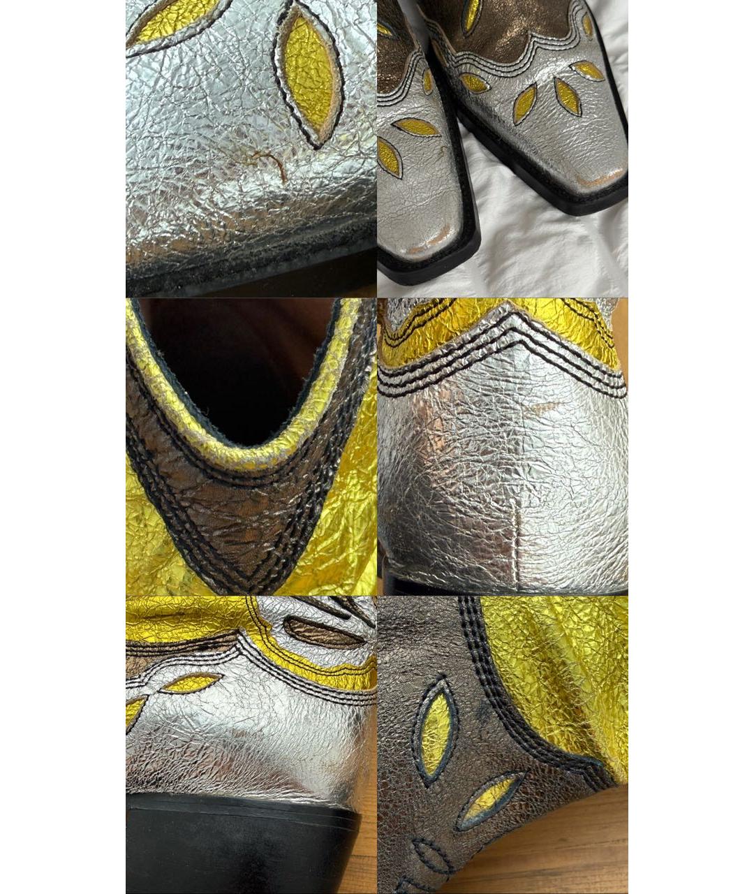 GANNI Мульти кожаные полусапоги, фото 6