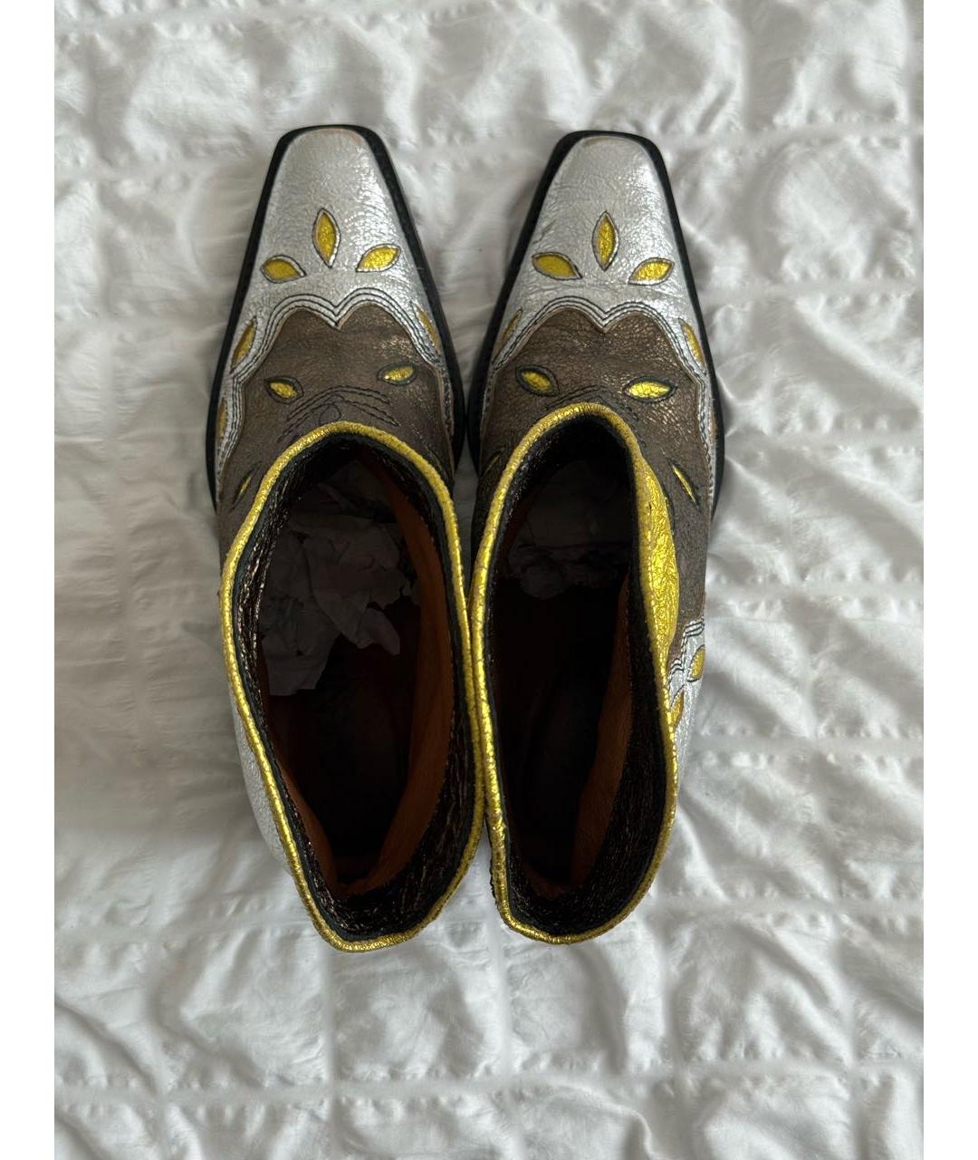 GANNI Мульти кожаные полусапоги, фото 2