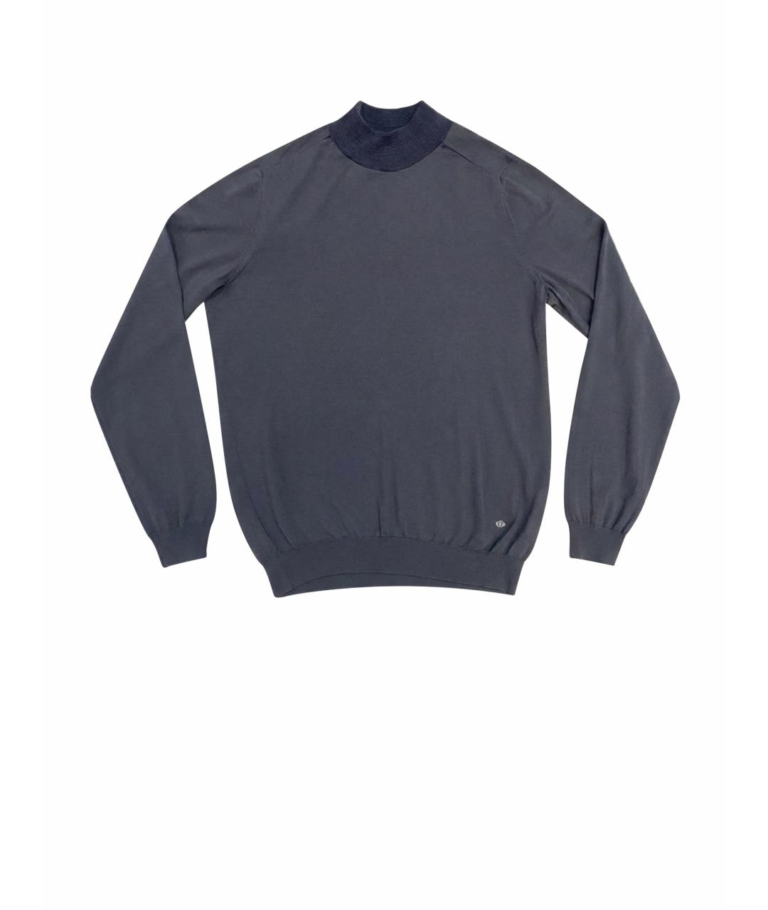 LOUIS VUITTON Антрацитовая шерстяная водолазка, фото 1