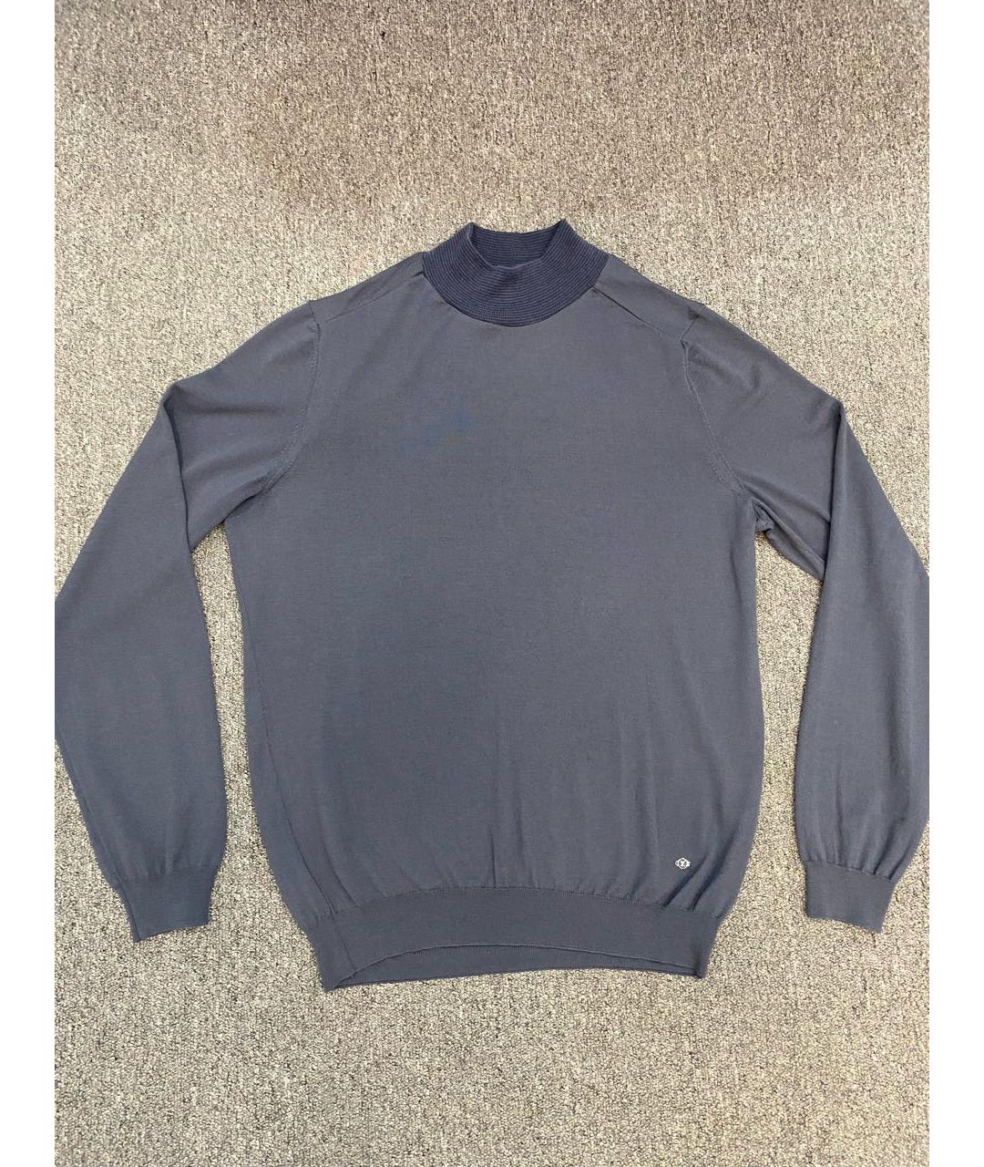 LOUIS VUITTON Антрацитовая шерстяная водолазка, фото 4