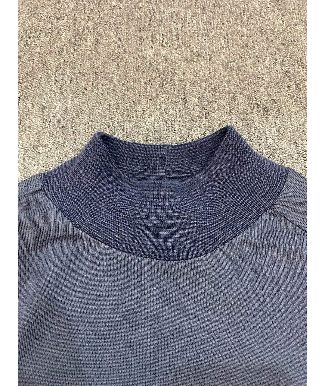 LOUIS VUITTON Антрацитовая шерстяная водолазка, фото 2