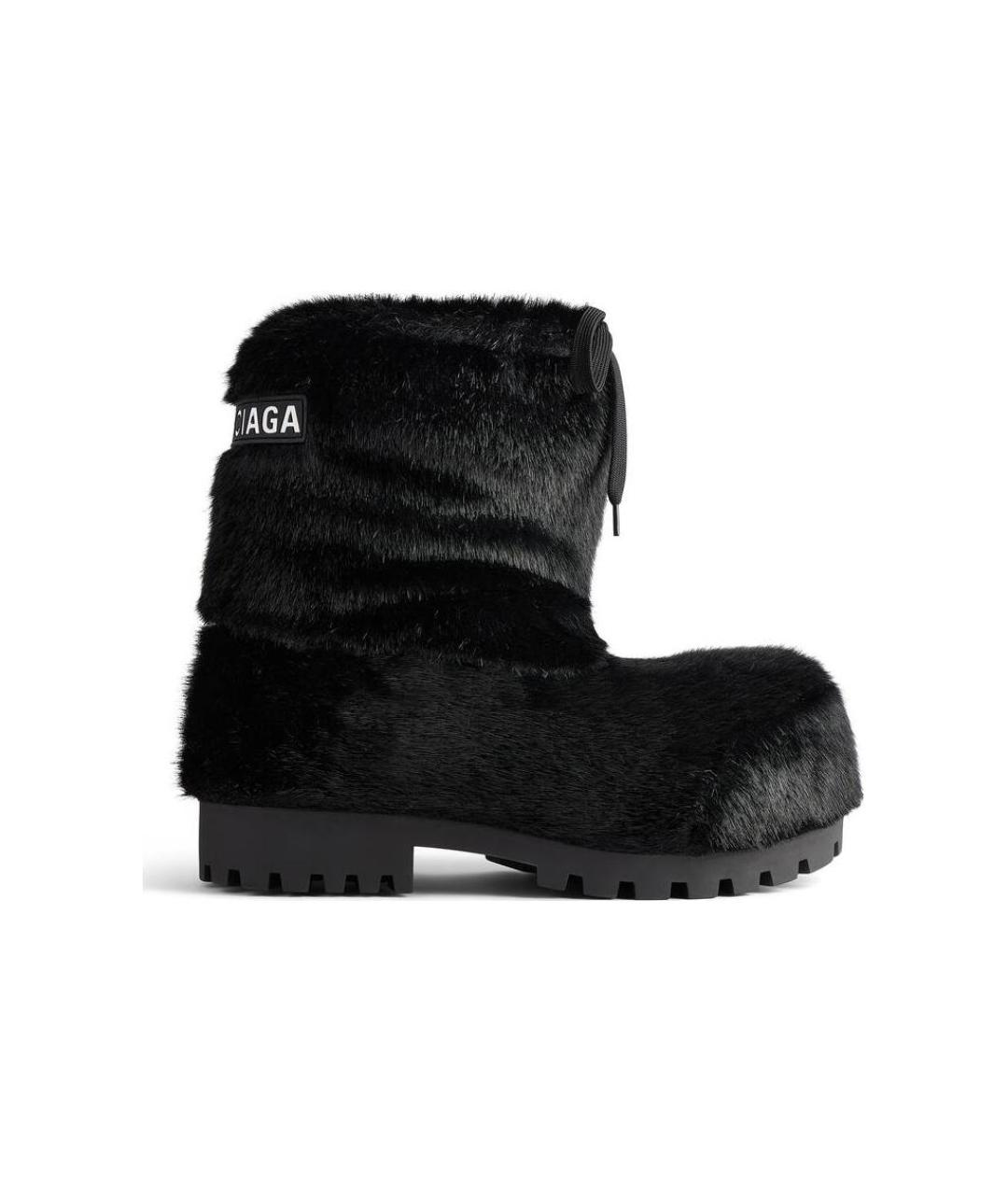 BALENCIAGA Черные высокие ботинки, фото 1