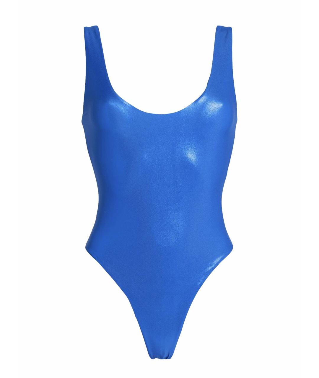 SAINT LAURENT Синее полиамидовое боди, фото 1