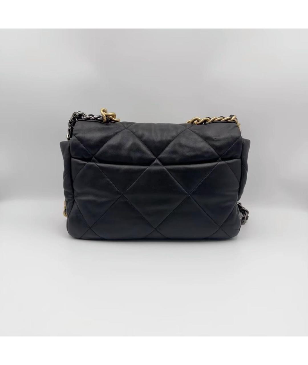 CHANEL Черная кожаная сумка через плечо, фото 2