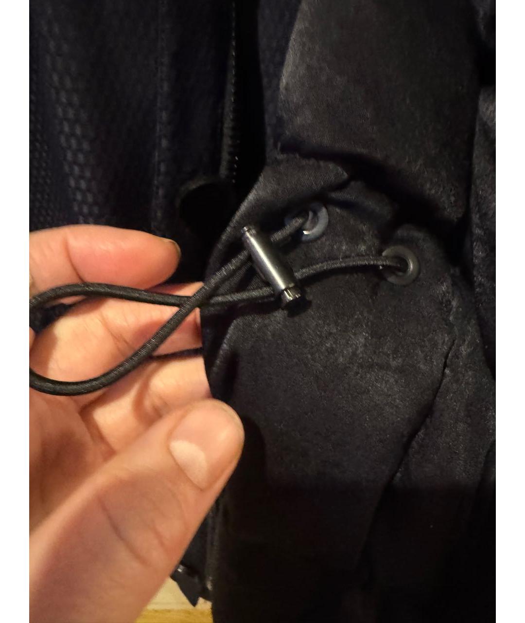 GIORGIO ARMANI Темно-синий синтетический пуховик, фото 7