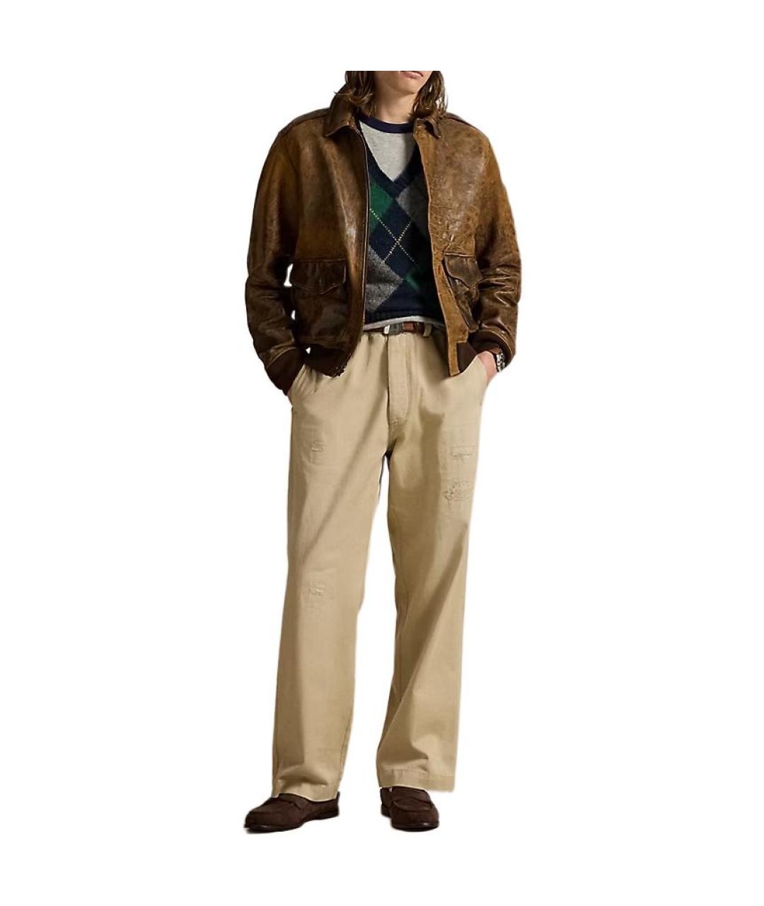 POLO RALPH LAUREN Коричневая куртка, фото 2