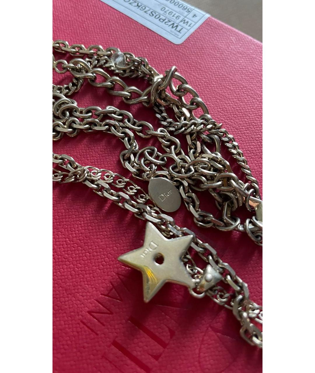 CHRISTIAN DIOR Золотой металлический браслет, фото 5