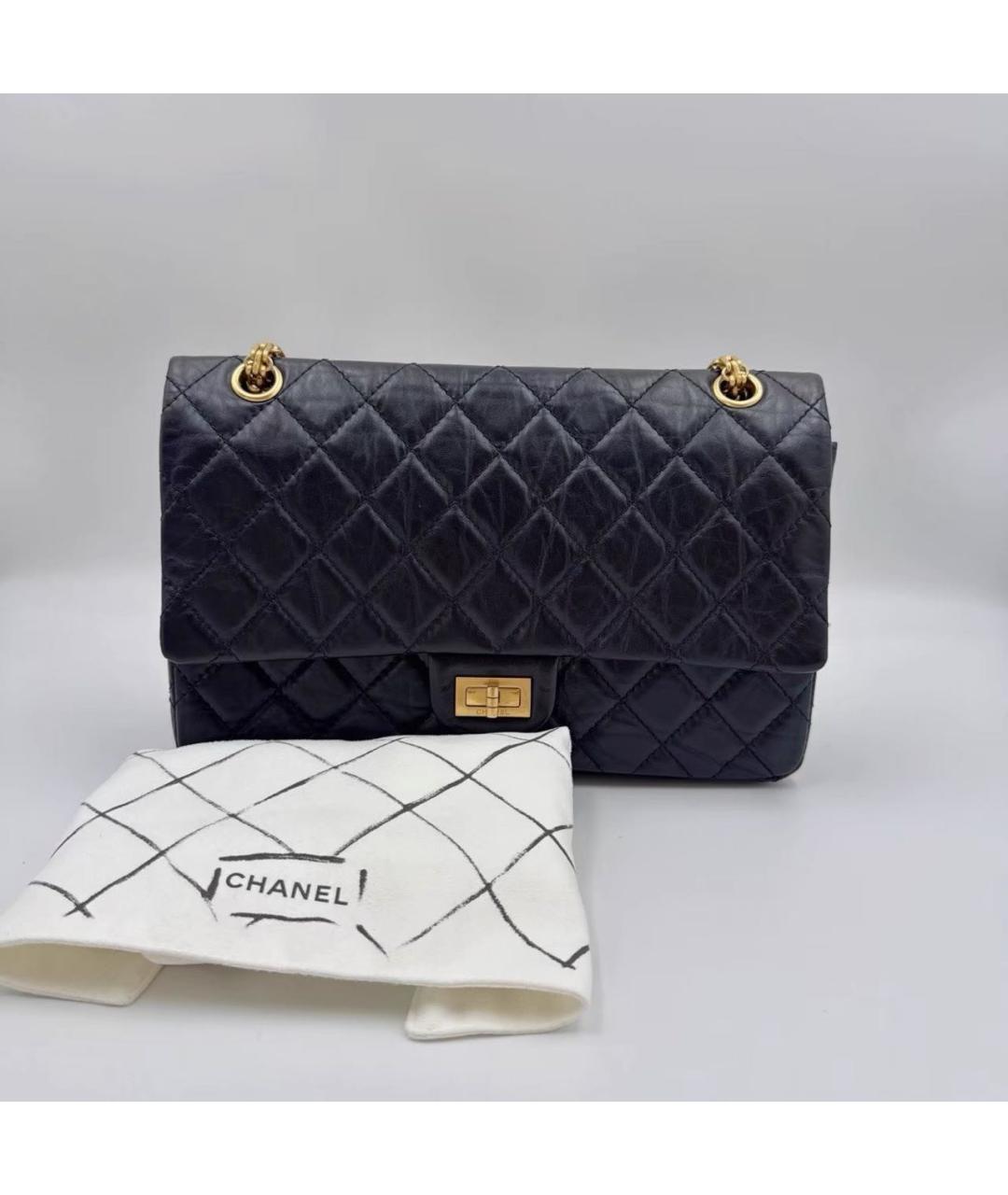 CHANEL Черная кожаная сумка через плечо, фото 6