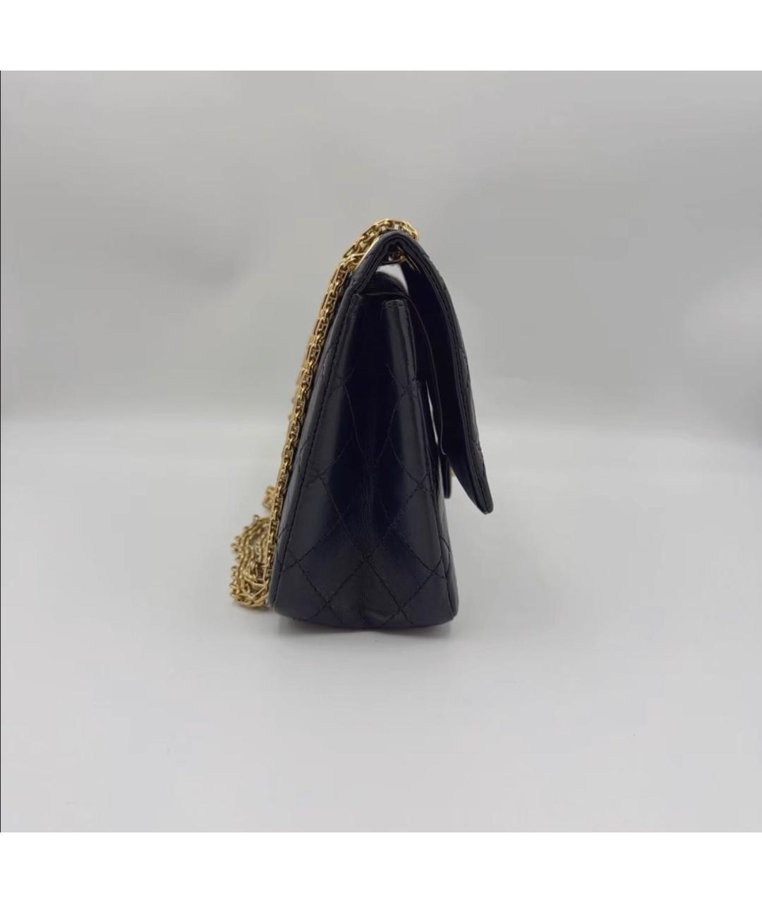CHANEL Черная кожаная сумка через плечо, фото 3