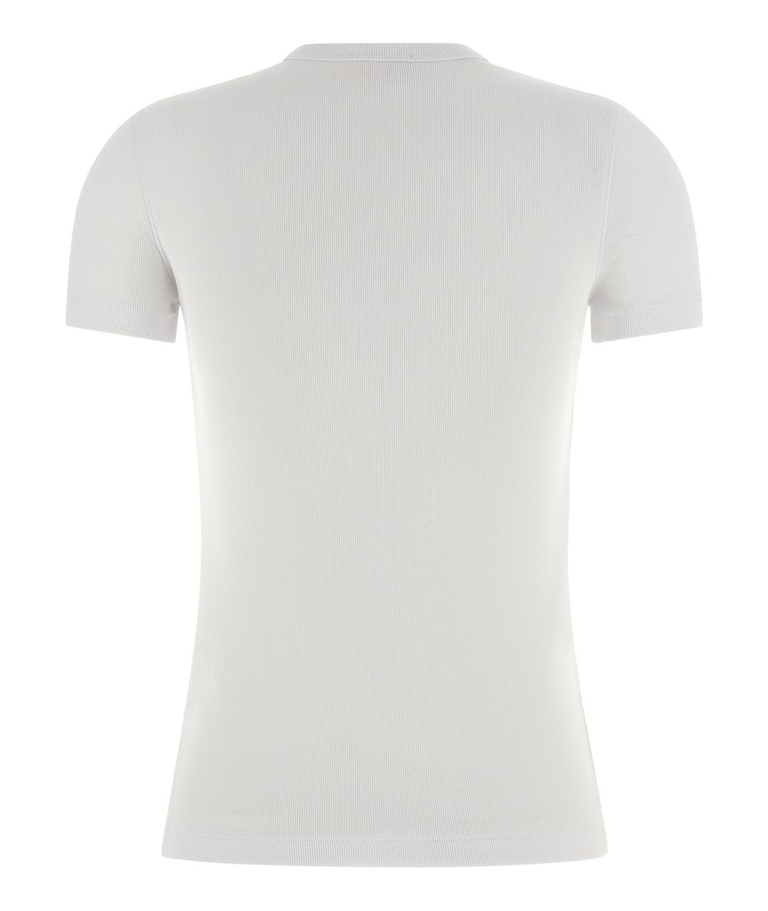 DIESEL Белая хлопковая футболка, фото 2