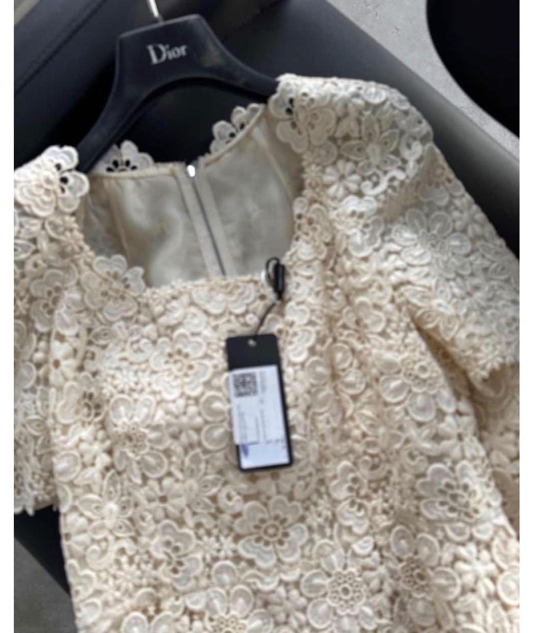 DOLCE&GABBANA Бежевое повседневное платье, фото 2