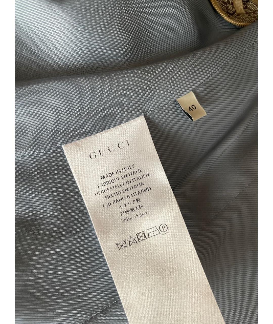 GUCCI Коричневый хлопковый жакет/пиджак, фото 5