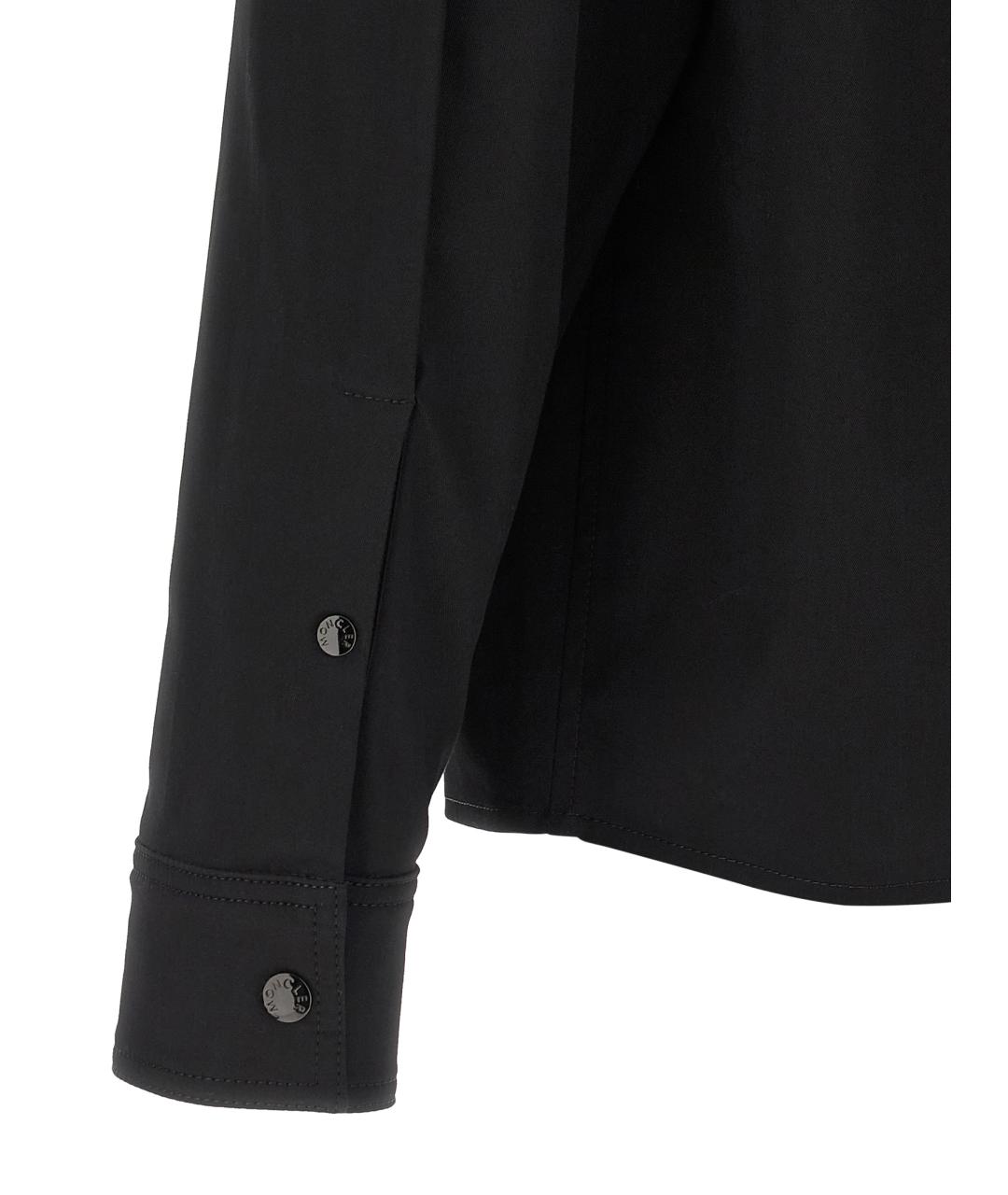 MONCLER Черная хлопковая куртка, фото 4