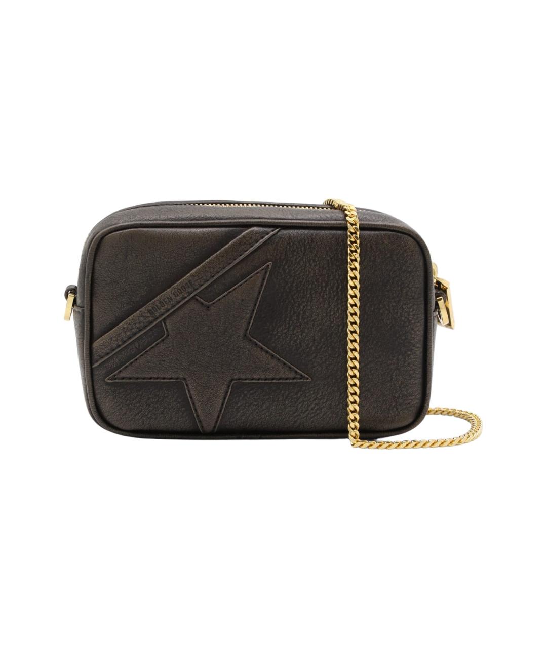 GOLDEN GOOSE DELUXE BRAND Коричневая кожаная сумка через плечо, фото 1