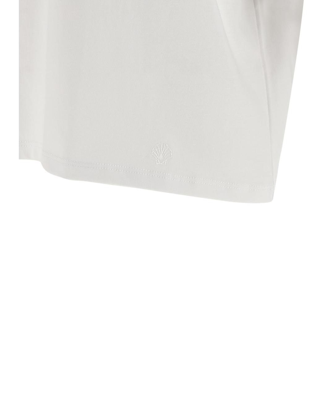 LOULOU STUDIO Белая хлопковая футболка, фото 4