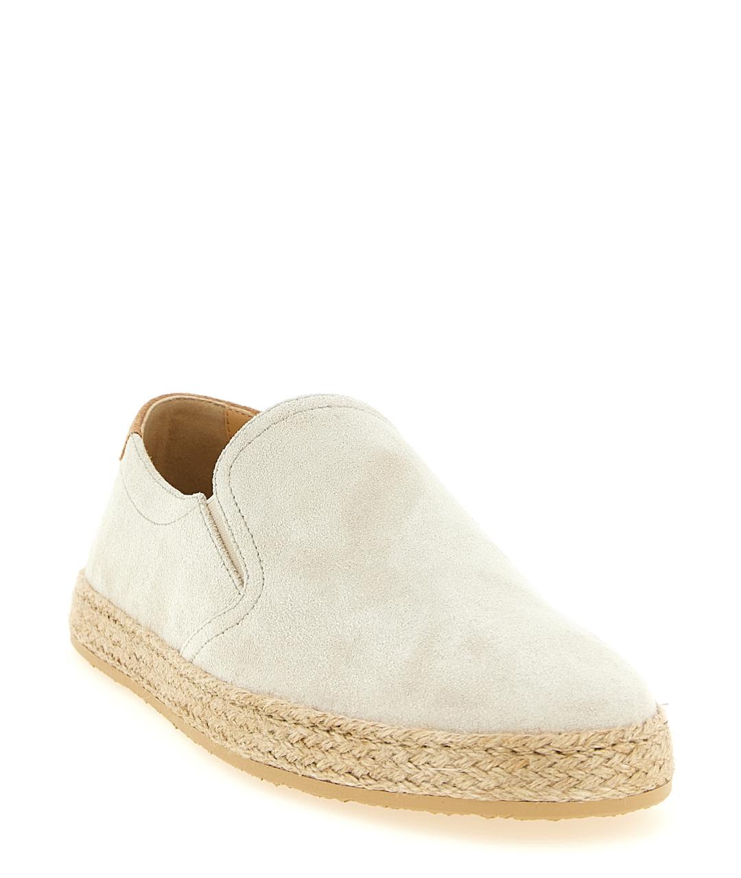 BRUNELLO CUCINELLI Бежевые замшевые эспадрильи, фото 2