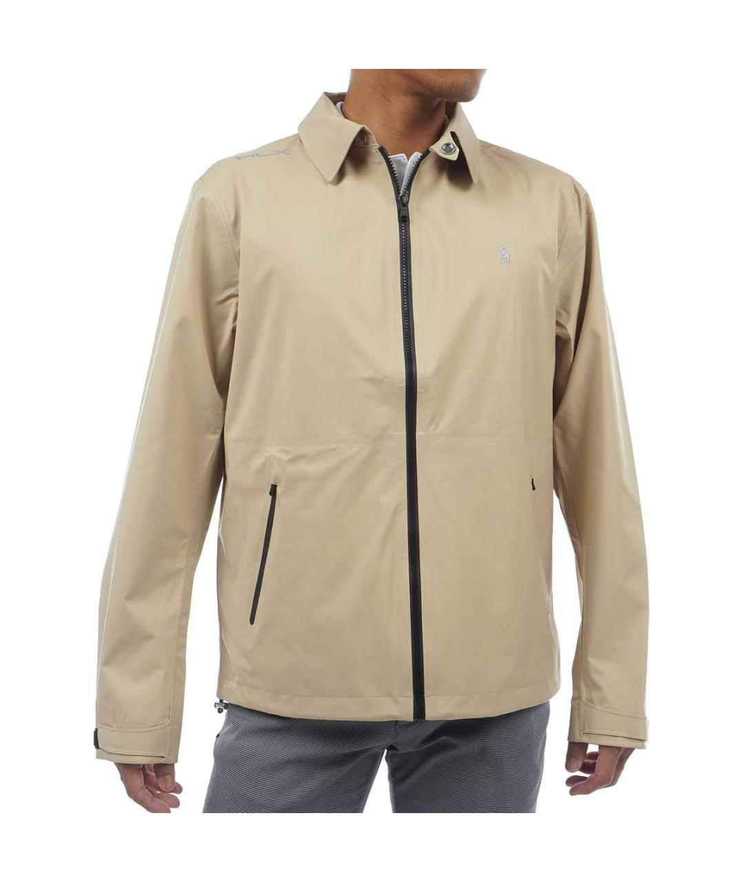 POLO RALPH LAUREN Бежевая хлопковая куртка, фото 5