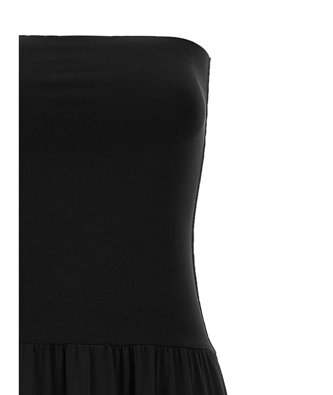 Eres Черное полиамидовое платье, фото 4