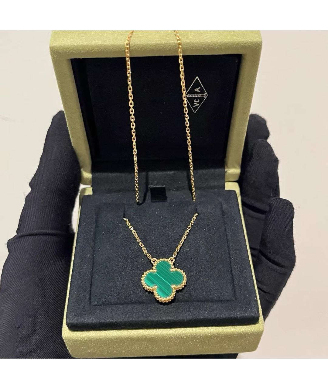 VAN CLEEF & ARPELS Зеленая подвеска, фото 7