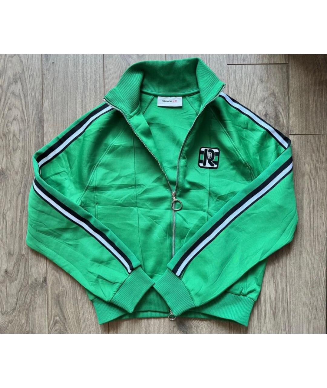 PACO RABANNE Зеленый полиэстеровый костюм с брюками, фото 8